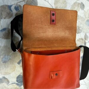 Jack Spade messenger leather bag